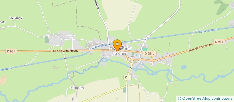 localisation de l'entreprise SNC GRISON-MAURY  CHARENTON-DU-CHER