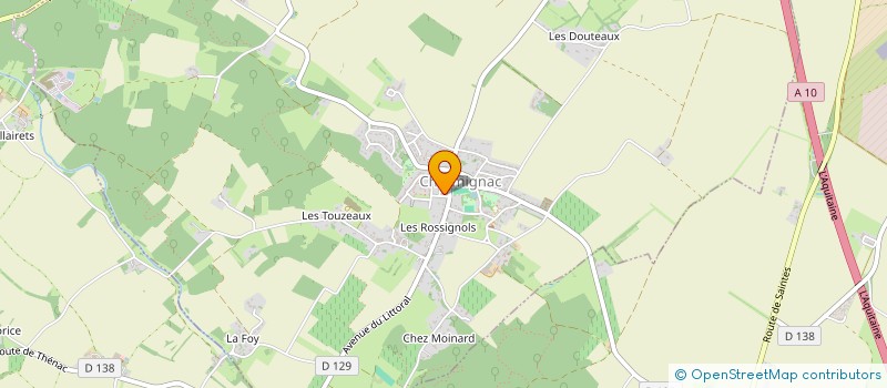 localisation de l'entreprise SNC GRUAUD-THIERY  CHERMIGNAC