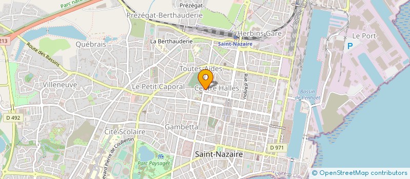 localisation de l'entreprise SNC GUEN-MONNIER MAURY PHARMACIENS à SAINT-NAZAIRE