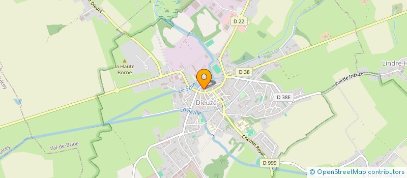 localisation de l'entreprise SNC GUERIN  DIEUZE