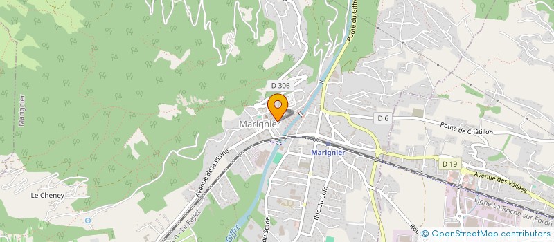 localisation de l'entreprise SNC GUERIN à MARIGNIER