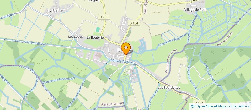 localisation de l'entreprise SNC GUILBAUD  DAMVIX