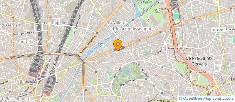 localisation de l'entreprise SNC GUILLEBAUD  PARIS