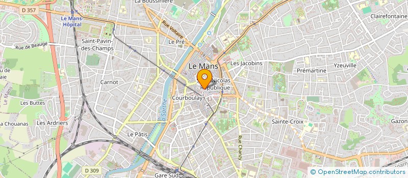 localisation de l'entreprise SNC GUILLOUET  LE MANS