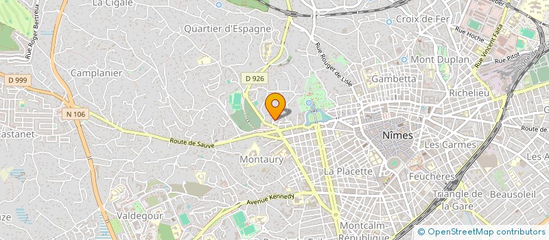 localisation de l'entreprise SNC GUTHERTZ à NIMES