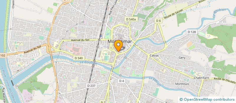 localisation de l'entreprise SNC HADJI-NAZARIAN ET SUZAT à MONTELIMAR