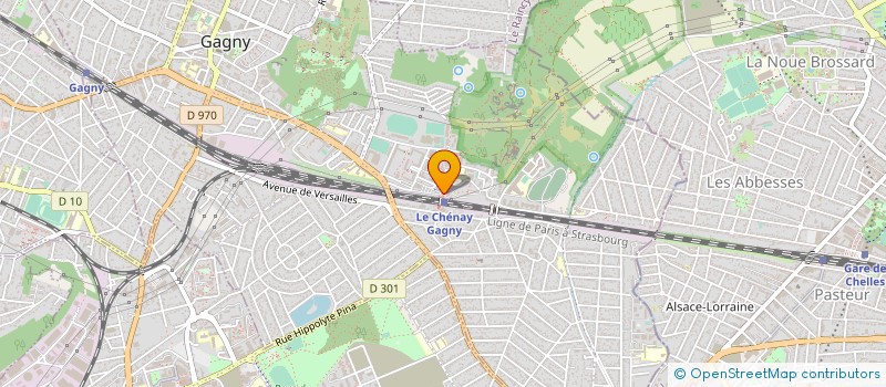 localisation de l'entreprise SNC HAIK PHARMACIE DE LA GARE à GAGNY