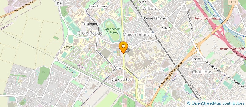 localisation de l'entreprise SNC HANDSAEME LA CHAISE AU PLAFOND à REIMS