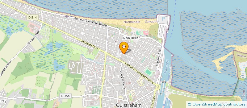 localisation de l'entreprise SNC HAVANE LIN  OUISTREHAM