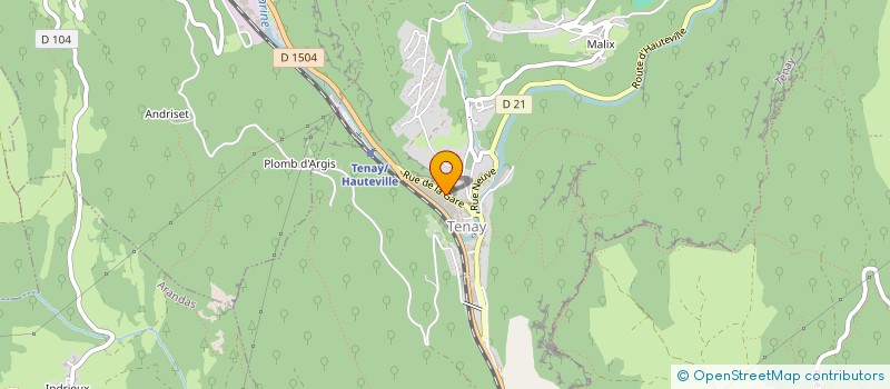 localisation de l'entreprise SNC HELIAS ET CIE à TENAY