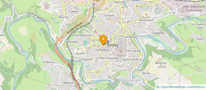 localisation de l'entreprise SNC HERNANDEZ ET CIE à RODEZ