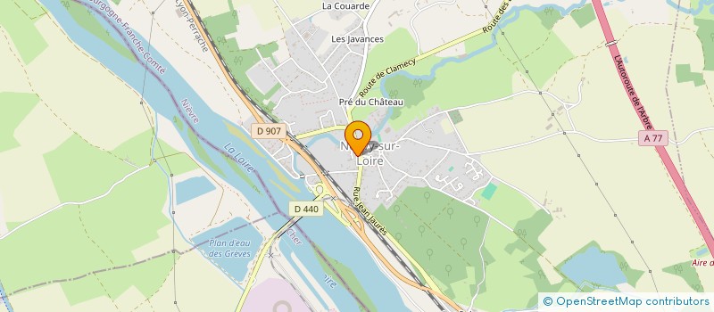 localisation de l'entreprise SNC HERPIN à NEUVY-SUR-LOIRE