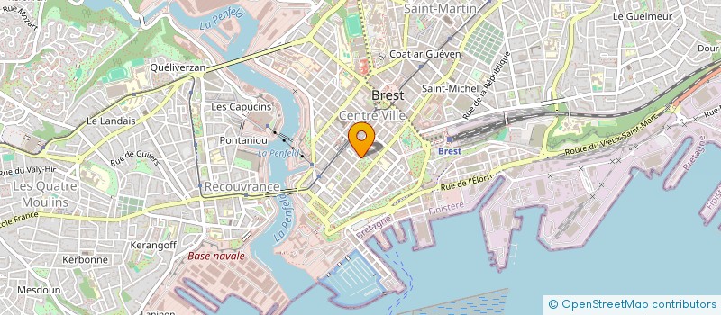 localisation de l'entreprise SNC HERVOCHON IMMOBILIER à BREST