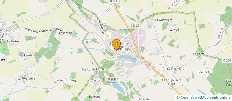 localisation de l'entreprise SNC HEURTAULT à LA FERRIERE-AUX-ETANGS