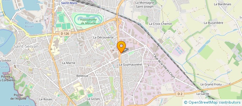 localisation de l'entreprise SNC HEURTEBISE à SAINT-MALO