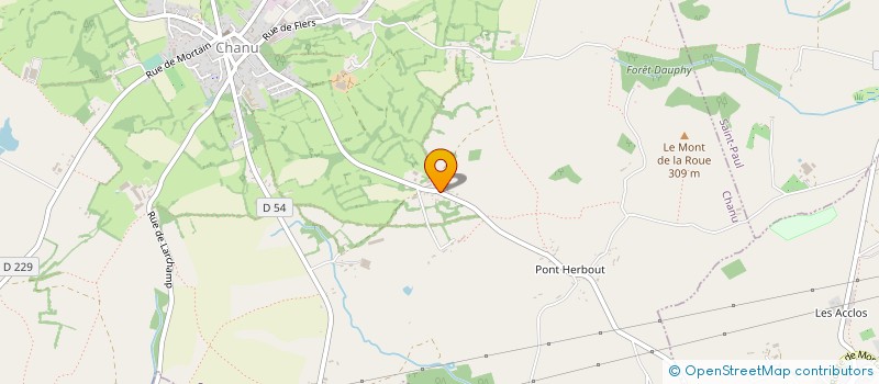 localisation de l'entreprise SNC HEUZE COMPAGNON  CHANU