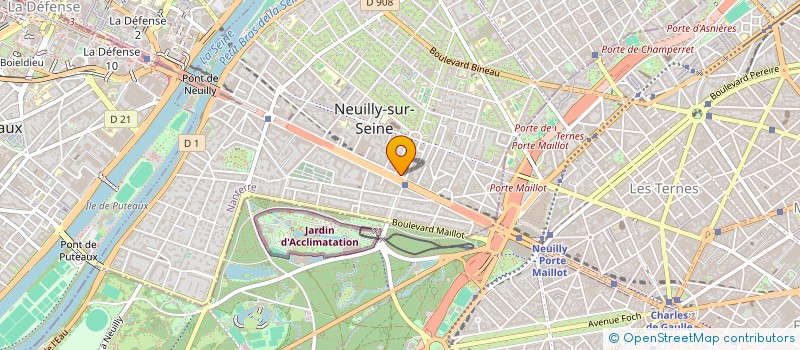 localisation de l'entreprise SNC HEVF 2 OPTIMUS BLANQUEFORT à NEUILLY-SUR-SEINE