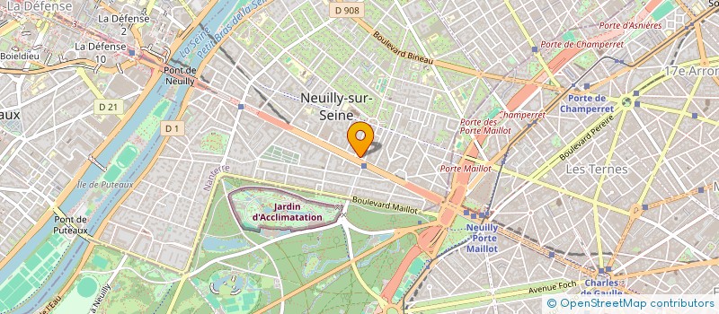 localisation de l'entreprise SNC HEVF 2 OPTIMUS NIMES à NEUILLY-SUR-SEINE