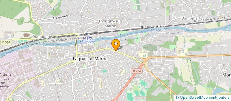 localisation de l'entreprise SNC HEXA RM à LAGNY-SUR-MARNE