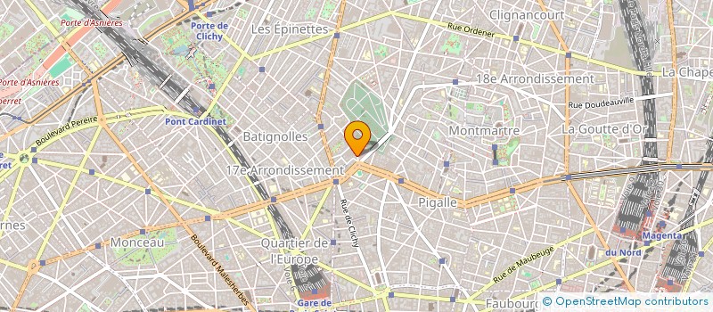 localisation de l'entreprise SNC HONGDA  PARIS