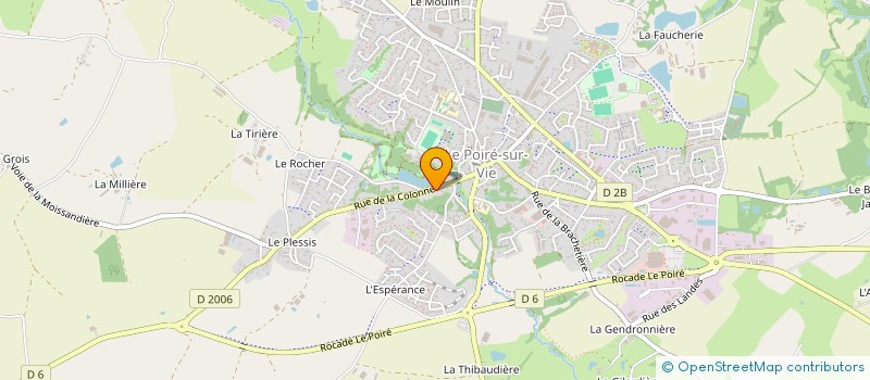 localisation de l'entreprise SNC HORIZON SERVICES  LE POIRE-SUR-VIE