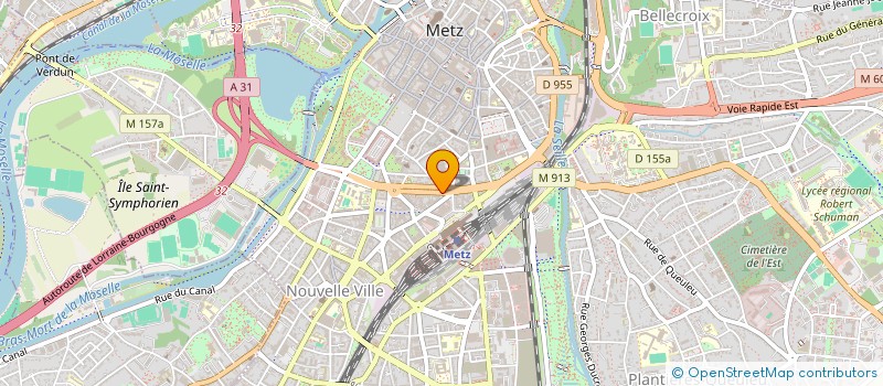 localisation de l'entreprise SNC HOTEL DE METZ  METZ