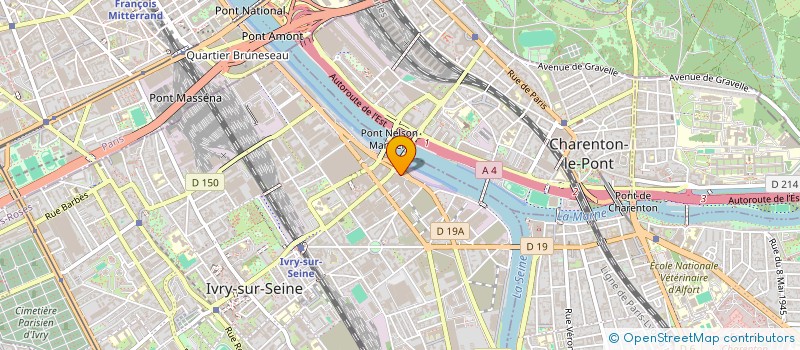 localisation de l'entreprise SNC HOTEL PARIS QUAI DE SEINE à IVRY-SUR-SEINE