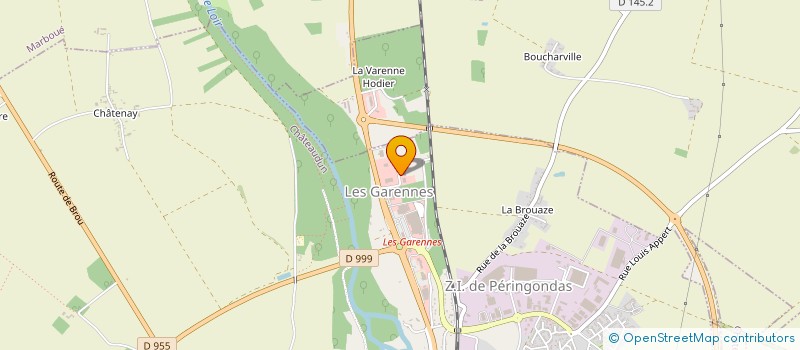 localisation de l'entreprise SNC HOTELIERE D EXPLOIT BONNE ETOILE à CHATEAUDUN