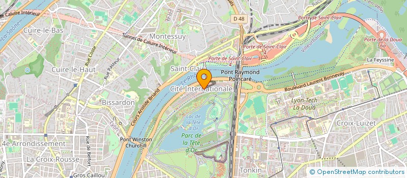 localisation de l'entreprise SNC HPL LA CREUSETTE  LYON