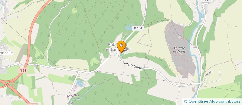 localisation de l'entreprise SNC HYGIENE ET ENVIRONNEMENT à BAZEILLES