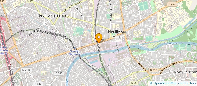 localisation de l'entreprise SNC ILYANIS à NEUILLY-SUR-MARNE