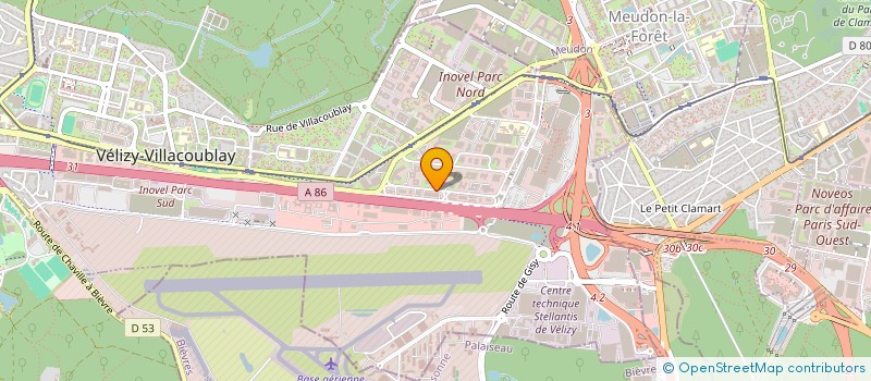 localisation de l'entreprise SNC IMMO 2000  VELIZY-VILLACOUBLAY