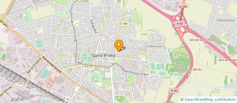 localisation de l'entreprise SNC IMPACT PLUS  SAINT-PRIEST