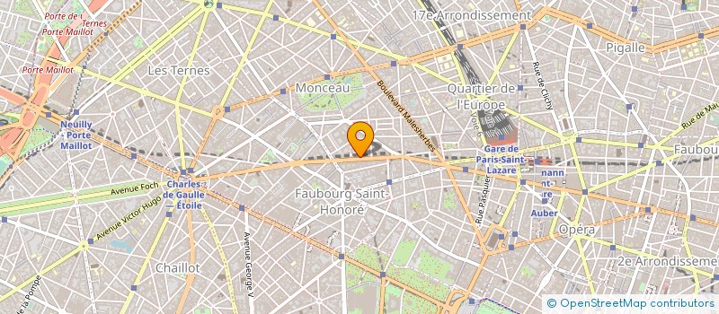 localisation de l'entreprise SNC INVESTISSEMENT 2000 à PARIS