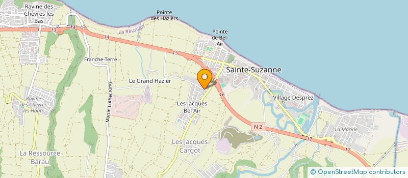 localisation de l'entreprise SNC INVESTISSEMENTS-LOCATIONS  SAINTE-SUZANNE