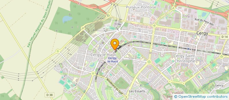 localisation de l'entreprise SNC IROQUOIS à CERGY