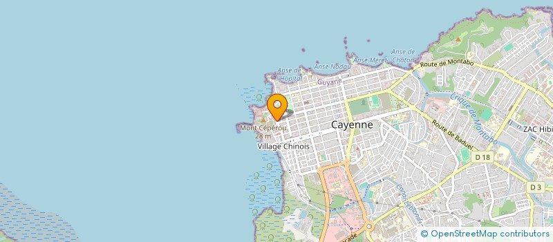 localisation de l'entreprise SNC ISLA 269  CAYENNE