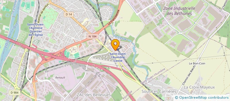 localisation de l'entreprise SNC ISSIZ  SAINT-OUEN-L'AUMONE