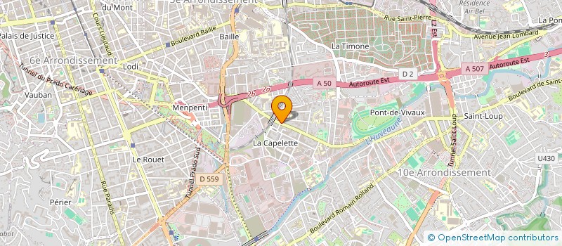 localisation de l'entreprise SNC JABBOUR ET CONTICELLO à MARSEILLE