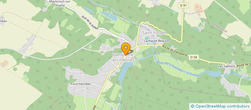 localisation de l'entreprise SNC JAMART & CO  DAMPIERRE-EN-YVELINES