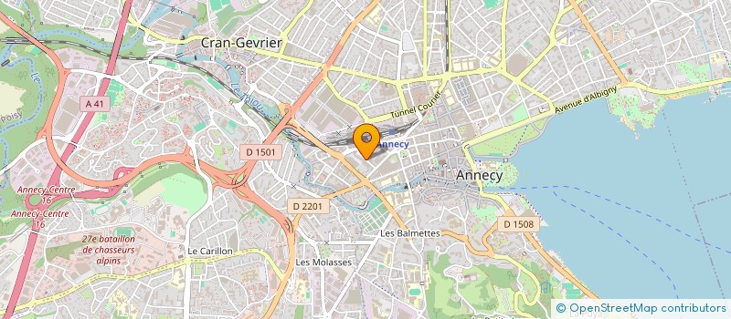 localisation de l'entreprise SNC JAPY à ANNECY
