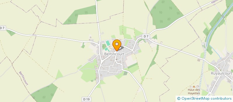 localisation de l'entreprise SNC JENZO  BERTINCOURT