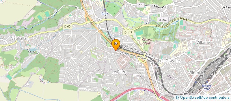 localisation de l'entreprise SNC JIVA IMMO à IGNY