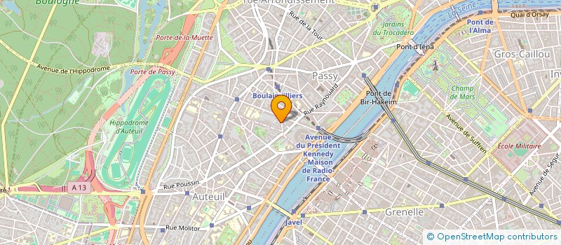 localisation de l'entreprise SNC JJI  PARIS