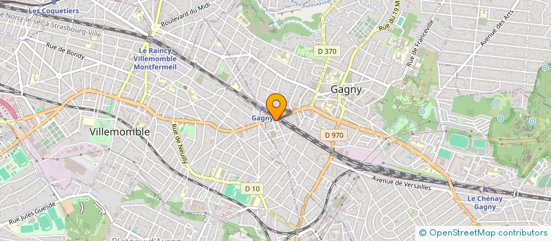 localisation de l'entreprise SNC JKL à GAGNY