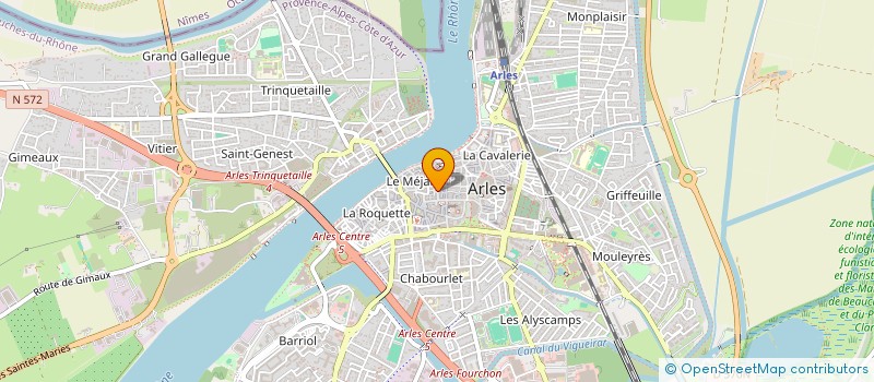 localisation de l'entreprise SNC JLF à ARLES