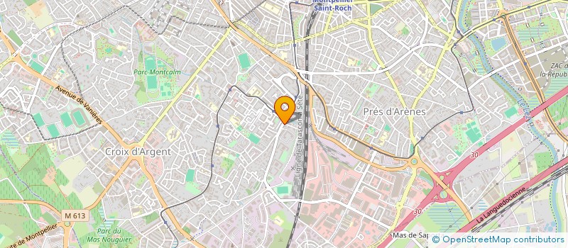 localisation de l'entreprise SNC JOMIP à MONTPELLIER