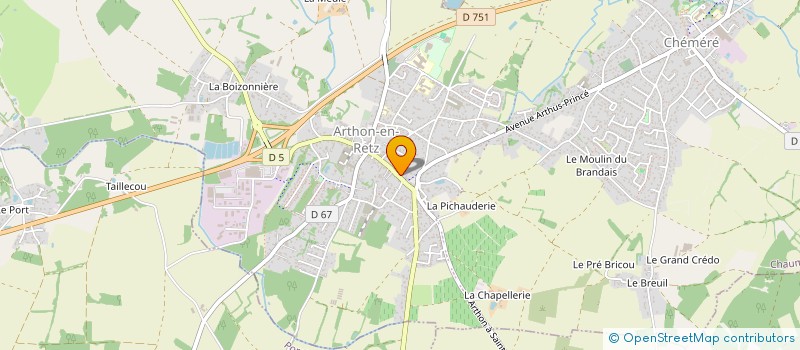 localisation de l'entreprise SNC JPN  CHAUMES-EN-RETZ