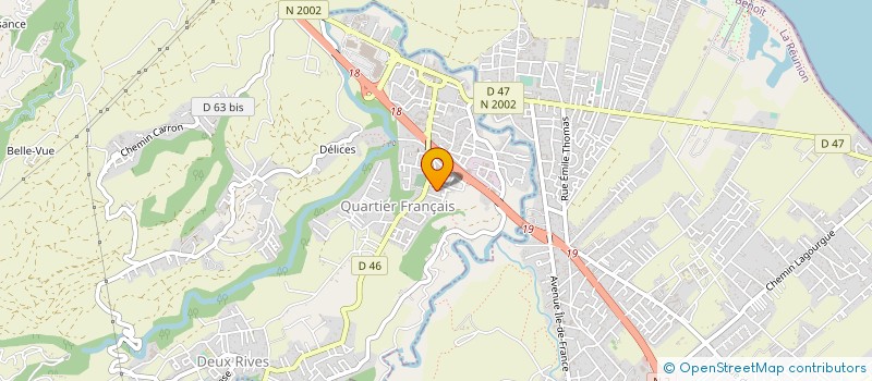 localisation de l'entreprise SNC JULES 13  SAINTE-SUZANNE