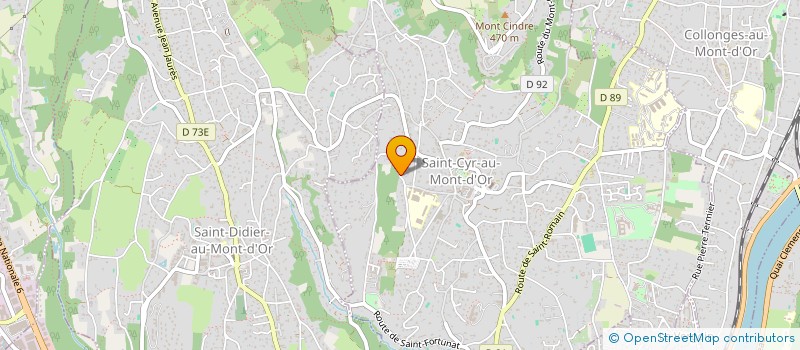 localisation de l'entreprise SNC JUVAGA  SAINT CYR AU MONT D'OR